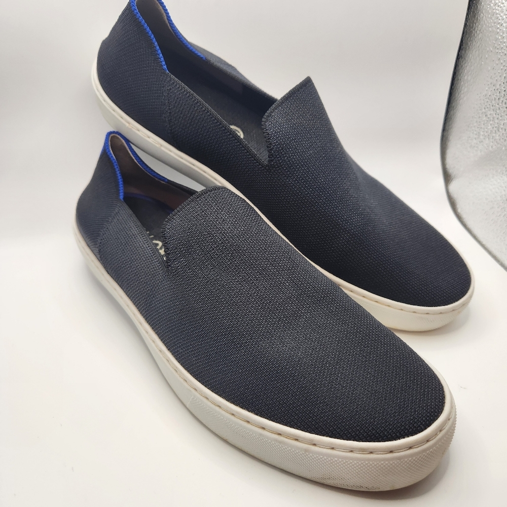 Rothy’s The Original‎ Slip-On Sneaker in Navy Blue – Size 11